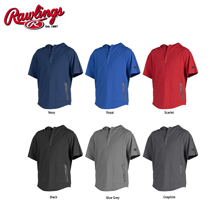 [OX Rawlings S[hRNVV[gX[ut[fB RAWLINGS GOLD COLLECTION SHORT SLEEVE HOODIE t[fB t[fB 싅 x[X{[ K