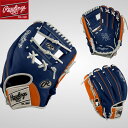 送料無料 【海外モデル】Rawlings ローリングス グラブ 野球 硬式 軟式 内野手用 HOH (Heart of the Hide) 右投げ用 11.5インチ PRO204-2