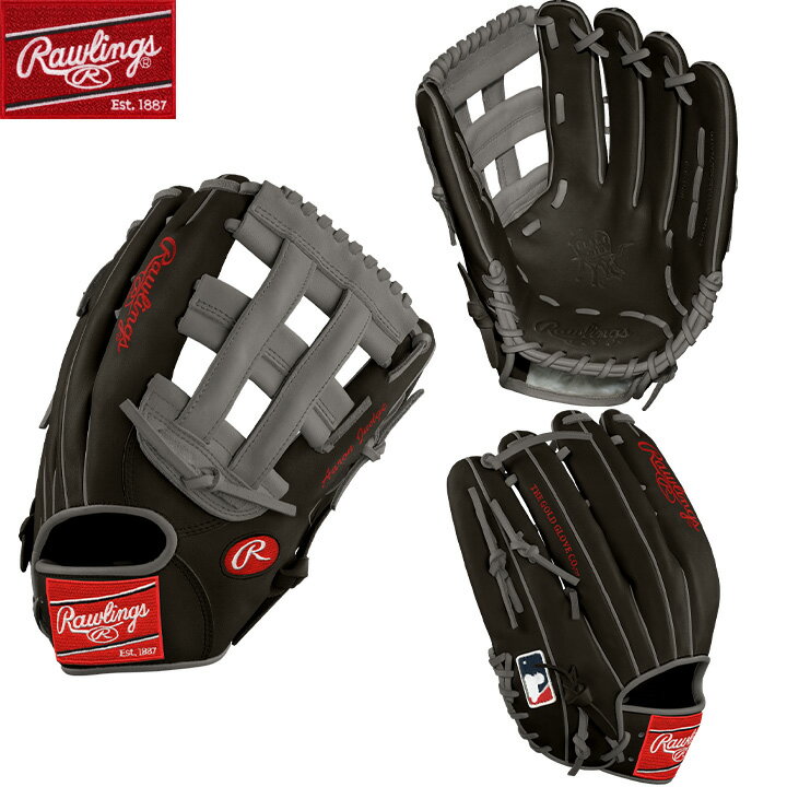 最前線の 送料無料 Rawlings ローリングス 野球 グラブ Mlb Hoh Heart Of The Hide 硬式 軟式 外野手用 グローブ 右投げ用 左投げ用 Pro3319 6bgcf ブラック グレー Fucoa Cl