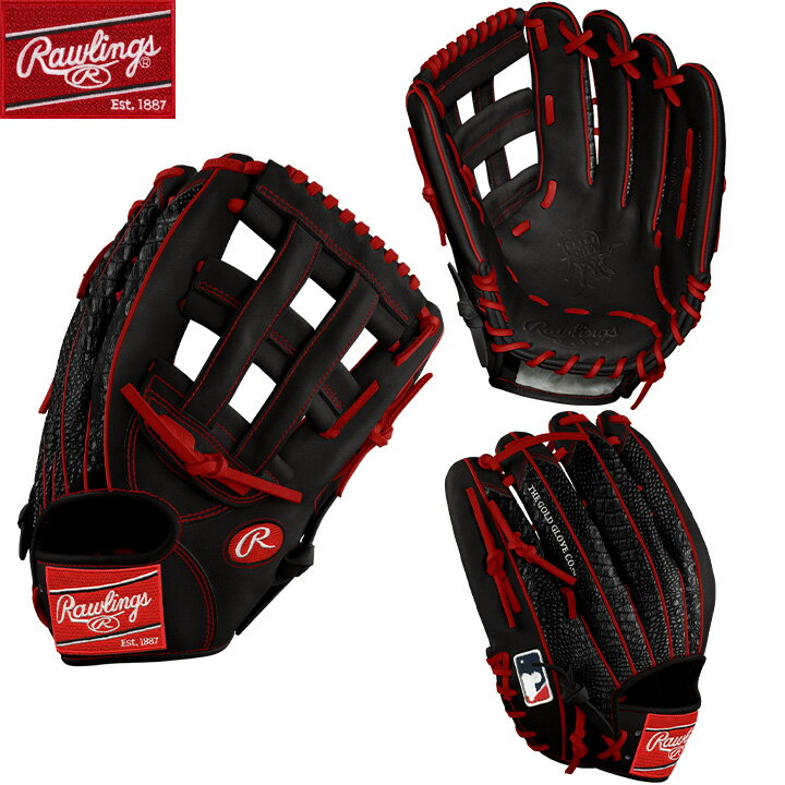 送料無料 【MLB選手モデル】Rawlings ローリングス グラブ 野球 硬式 軟式 外野手用 HOH Heart of the Hide 右投げ用 13インチ PROBH34M-6 ブライス・ハーパー