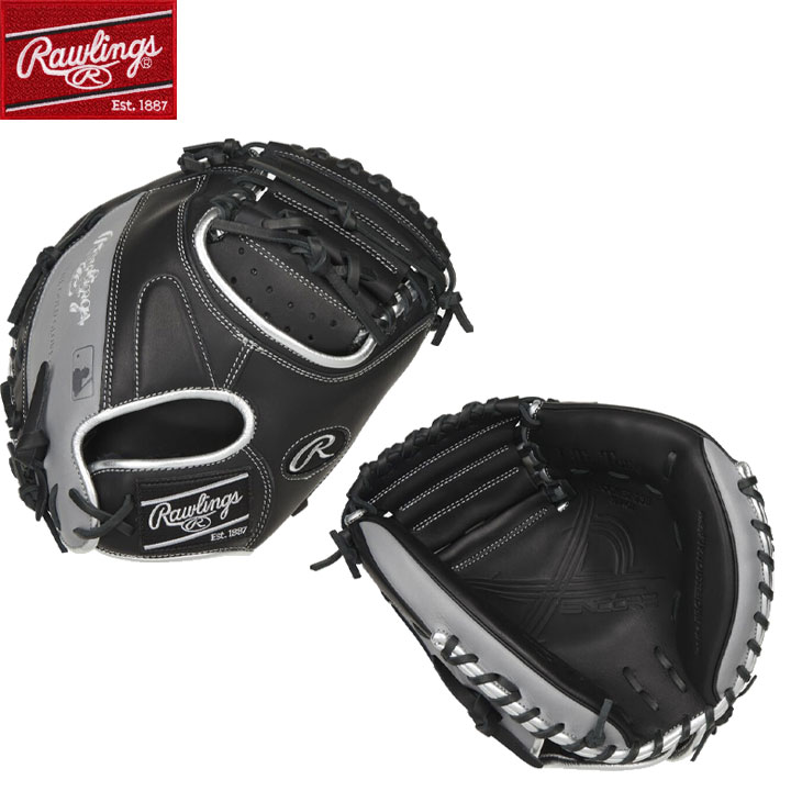 送料無料 【USA物】Rawlings ローリングス 野球 硬式 軟式 キャッチャーミット Encore シリーズ 32 インチ グラブ 右投げ用 グローブ 即戦力 サブポジ ベルト部分調整 ECCM32-23B