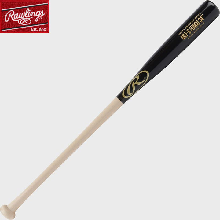 バット 送料無料 【USA物】 ローリングス 野球 木製 ノックバット RAWLINGS MAPLE FUNGO BAT メープル 86cm 94cm