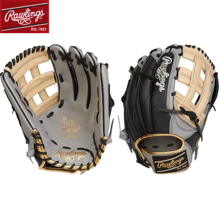 送料無料 【限定グラブ】Rawlings ローリングス 野球 外野手用 グラブ MLB HOH (Heart of the Hide) 硬式 野球 軟式 グローブ 12.75インチ 右投げ用 PRO3039-6GCSS