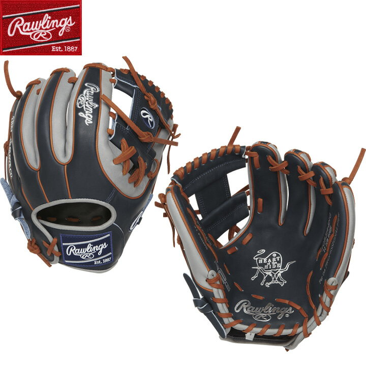 送料無料 【USA物】Rawlings ローリングス 野球 グローブ 硬式 軟式 内野手用 R2G シリーズ HOH (Heart of the Hide) グラブ 右投げ用 即戦力 PROR314-2NG Iウェブ