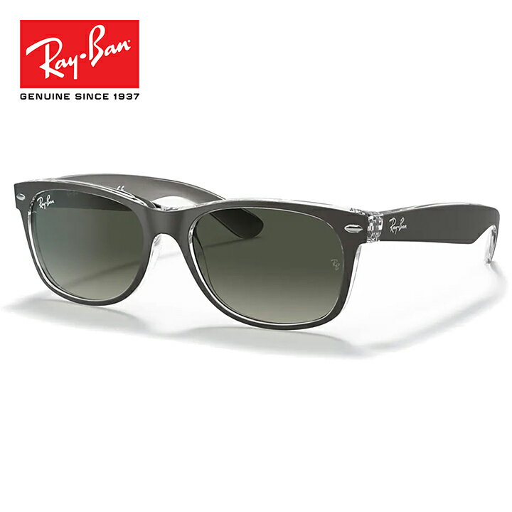 レイバン サングラス ニューウェイファーラー NEW WAYFARER ブラック Ray-Ban RB2132 61437152サイズ フルフィット ウェリントン型 黒縁 黒ぶち ガンメタル ウェリントン メンズ レディース モデル UVカット 紫外線 UV対策