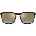 Ray-Ban サングラス RB4264 601 J0 58サイズ CHROMANCE クロマンス スクエア 偏光レンズ 偏光サングラス ウェリントン ユニセックス メンズ レディース ウェリントン ブラック系 テレワーク PC用 スマホ用 2