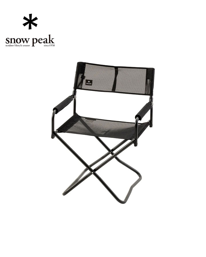 snow peak Xm[s[N Mesh Folding Chair bVFD`FA ubN AEghA Lv `FA