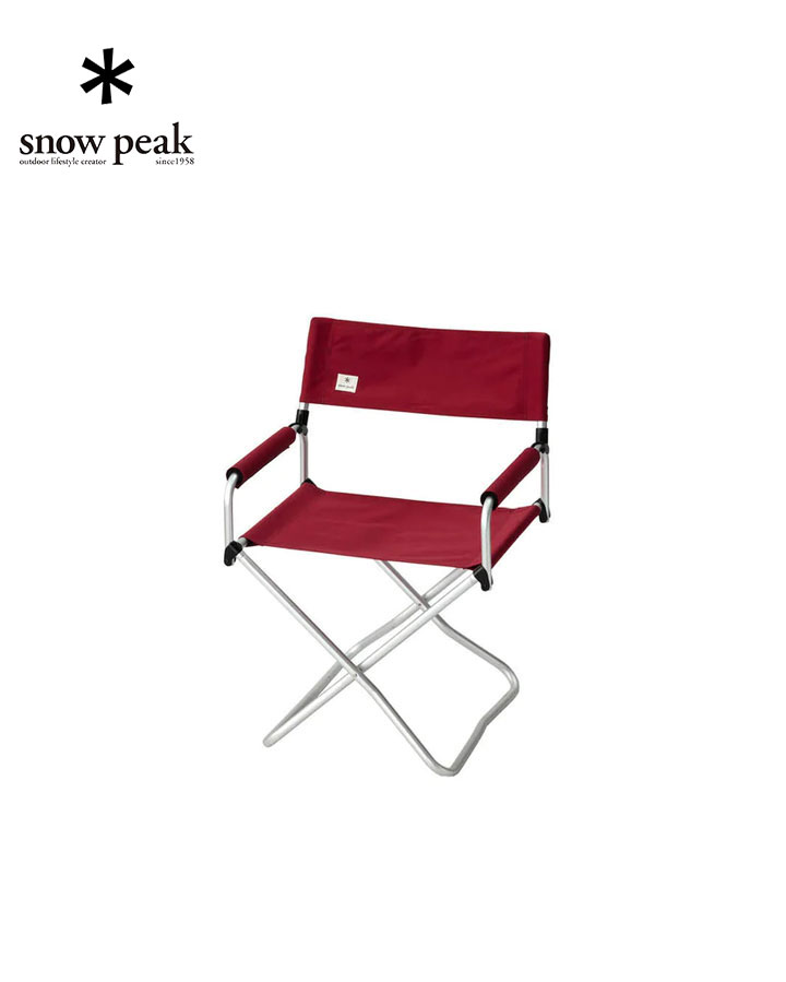 snow peak Xm[s[N Red Folding Chair /FD`FACh RD AEghA Lv `FA