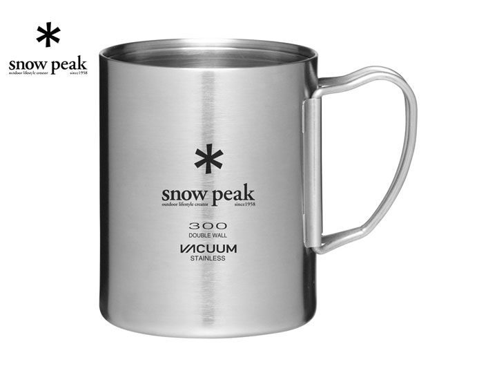 snow peak スノーピーク Stainless Vacuum-Insulated Mug in 300ml /ステンレス真空マグ 300 アウトドア キャンプ テーブルウェア カップ