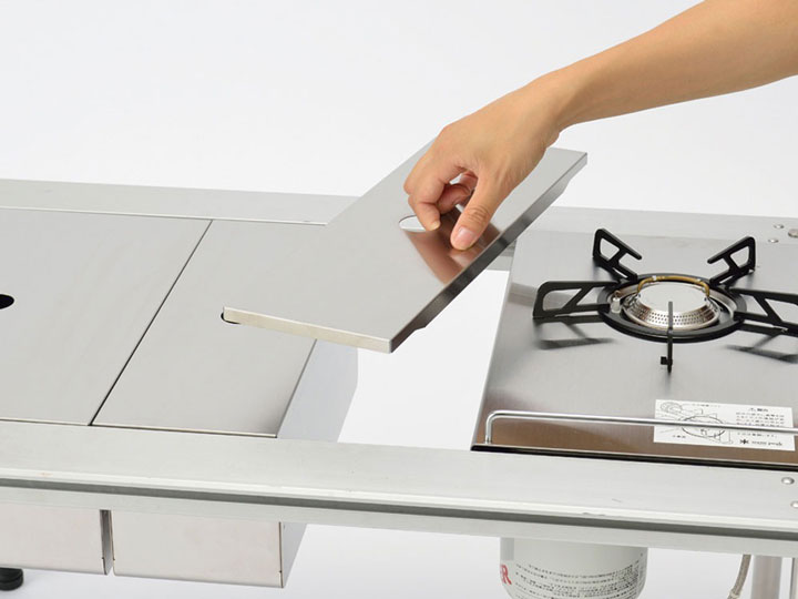 snow peak スノーピーク IGT Stainless Steel Half Unit Tray /リッドトレーハーフ...