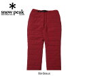 snow peak Xm[s[N Flexible Insulated Pants pc@Y{ jZbNX AEghA@h@jZbNX