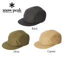 snow peak スノーピーク FR Outdoor Cap 帽子 キャップ アウトドア ユニセックス