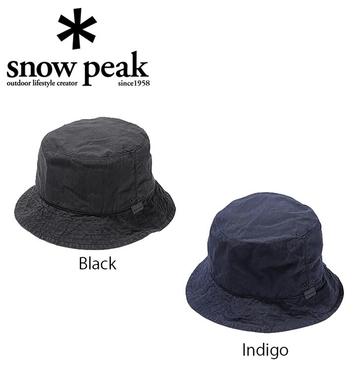 snow peak スノーピーク Indigo C/N Bucket Hat　バケットハット　帽子　アウトドア　ユニセックス