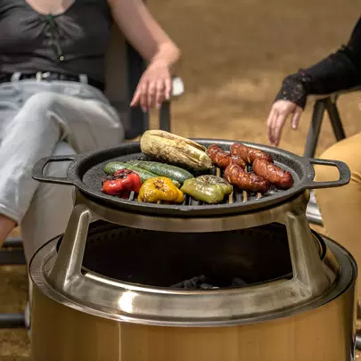 e-ShopSmartのsolo stove ソロストーブ YUKON COOKING SYSTEM ユーコンクッキングシステム 登山 ハイキング 山登り キャンプ アクティビティ トレイル アウトドア サバイバル 焚き火台 キャンプギア｜アングル3