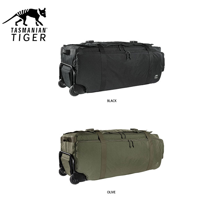 ★Tasmanian Tiger タスマニアンタイガー★ TT MIL TRANSPORTER トランスポーター TT MIL TRANSPORTER は 190 リットルの容量を持つ展開バッグで、内側にはさまざまなサイズの取り外し可能な武器ポーチが 4 つ含まれています。さらに、バッグのサイドポーチのMOLLEファスナーに武器を吊り下げることができます。内側の仕切りは移動できるので、武器ポーチをニーズに合わせて配置できます。取り外し可能なアルミフレームトロリー、内部メッシュポケット、ロック可能なジッパーが付いています。 さまざまな取り外し可能な丈夫な内ポケット: 1個x Lサイズ 51×42×30cm 1個xMサイズ 43×23×30cm 2個xSサイズ 42×30×18cm ・容量：190L ・サイズ： 100 x 40 x 40cm ・重量： 6.45kg ・素材：CORDURA 700 den ・前面にアクセス可能な大きなジッパー付きポケット ・コンプレッションストラップ ・サイドにハンドル ・キャリングハンドル ・丈夫なYKK No.10ジッパー ・アルミニウムフレームにより荷重利用率が向上 ・取り外し可能なアルミフレームトロリー ・内部インサートとメッシュポケット ・さまざまな取り外し可能な頑丈な内部武器ポーチ: 大 1 / 中 1 / 小 2 ・書類用ビニールポケット、蓋に名札付き ・グラスファイバーロッドの横方向の安定化 ・ロック可能なジッパー付き側面武器ポーチ ※その他タスマニアンタイガー商品はこちら※ ※モニターの見え方により画像の色と実物の色が若干異なる場合がございます。商品説明のため、違うカラーの商品画像を使用している場合がございます。・当店でご購入された商品は、「個人輸入」としての取り扱いになり、アメリカから、あるいは日本の物流倉庫からお客様のもとへ直送されます。・通常の個人輸入の場合は関税、消費税、通関手数料等が別途請求される場合があります。しかし当店では、お客様が安心して購入できるように、当店がそれらの諸経費を支払いますので、別途請求されることはありません。・個人輸入される商品は、すべてご注文者自身の「個人使用・個人消費」が前提となります。ご注文された商品を第三者へ無償で贈答することはできますが、商用目的に転売することは法律で禁止されております。