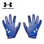 ޡ Under Armour ꥫեåȥܡ  UA Blur Football Gloves ե 饰ӡ  Хåƥ  ξ   ֥롼