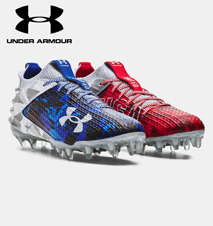 ޡ Under Armour ꥫեåȥܡ 塼 ѥ Mens UA Blur Smoke 2.0 MC LE USA Football Cleats ե 饰ӡ եåȥܡ   å ֥롼 ȥ꡼