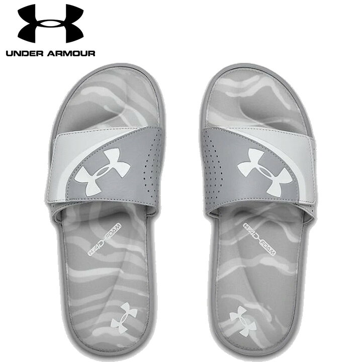 【送料無料】UNDER ARMOUR アンダーアーマー サンダル UA Ignite Morph DPM VI 低反発 グレー カモ Gray Camo