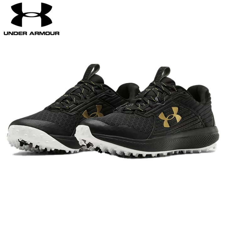 【送料無料】 UNDER ARMOUR アンダーアーマー 野球 トレーニングシューズ UA Yard Turf ヤード ターフ メンズ 靴 トレシュ ブラック/ゴールド