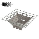 VARGO バーゴ FIRE BOX GRILL ファイヤーボックスグリル ステンレス 焚き火台 ストーブ 調理器具 超軽量 ミニマム 登山 ハイキング クライミング キャンプ アウトドア アウトドアギア ギア グランピング 野宿 車中泊