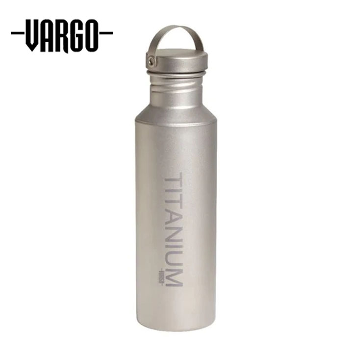 VARGO バーゴ TITANIUM WATER BOTTLE WITH TI LID チタニウムウォーターボトル蓋つき 水筒 調理器具 超軽量 ミニマム 登山 ハイキング クライミング キャンプ アウトドア アウトドアギア ギア グランピング 野宿 車中泊