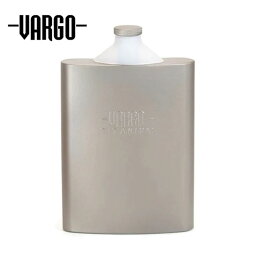 VARGO バーゴ TITANIUM FUNNEL FLASK チタニウム ファンネルフラスコ 水筒 調理器具 超軽量 ミニマム 登山 ハイキング クライミング キャンプ アウトドア アウトドアギア ギア グランピング 野宿 車中泊