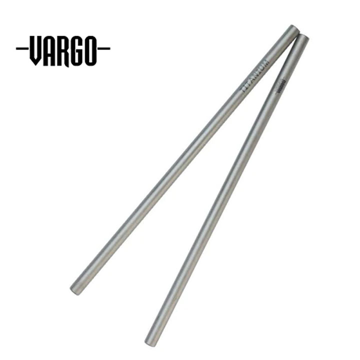 VARGO バーゴ TITANIUM STRAW チタニウムストロー（2本セット） ミニマム ミニマル 登山 ハイキング クライミング キャンプ アウトドア アウトドアギア ギア グランピング 野宿 車中泊