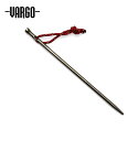 ★VARGO バーゴ★ TITANIUM NAIL PEG - ULTRALIGHT チタニウムネイルペグウルトラライト6本セット 超軽量の強度と耐久性。 人気のチタン ネイル ペグの軽量バージョンである Vargo チタン ネイル ペグ - 超軽量なので、曲がったり損傷したりすることなく硬い土壌に打ち込むことができます。 反射コードにより視認性が向上し、取り外しが容易になります。 ・標準の釘ペグよりも軽い ・硬い地面に最適 ・フラットヘッド、頑丈なデザイン ・反射コード付き ・重量: 0.3 オンス (8 グラム) ・サイズ: 長さ6インチ x 奥行き0.15インチ (152 mm x 4 mm) ※その他バーゴ商品はこちら※ ※モニターの見え方により画像の色と実物の色が若干異なる場合がございます。商品説明のため、違うカラーの商品画像を使用している場合がございます。・当店でご購入された商品は、「個人輸入」としての取り扱いになり、アメリカから、あるいは日本の物流倉庫からお客様のもとへ直送されます。・通常の個人輸入の場合は関税、消費税、通関手数料等が別途請求される場合があります。しかし当店では、お客様が安心して購入できるように、当店がそれらの諸経費を支払いますので、別途請求されることはありません。・個人輸入される商品は、すべてご注文者自身の「個人使用・個人消費」が前提となります。ご注文された商品を第三者へ無償で贈答することはできますが、商用目的に転売することは法律で禁止されております。