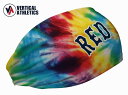 アメリカ発 【ネコポス送料無料】 ヘッドバンド Vertical athletics バーティカルアスリート Red Sox レッドソックス Tie-Dye W...