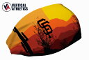 アメリカ発 【ネコポス送料無料】 ヘッドバンド バーティカルアスリート Vertical athletics ジャイアンツ Desert Sunset MLB ...