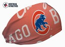 アメリカ発 【ネコポス送料無料】 ヘッドバンド バーティカルアスリート Vertical athletics シカゴ カブス Peach Ombre Cap L...