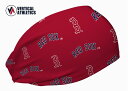 アメリカ発 【ネコポス送料無料】 ヘッドバンド Vertical athletics バーティカルアスリート Red Sox レッドソックス Red Cooli...