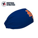アメリカ発 【ネコポス送料無料】 ヘッドバンド バーティカルアスリート Vertical athletics ニューヨーク メッツ ロゴ MLB 選手愛用 野球...