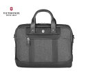 ビクトリノックス ビジネスバッグ ビクトリノックス VICTORINOX アーキテクチャーアーバン2.0 ブリーフケース (グレー) 16L ビジネスバッグ メンズ レディース 軽量 通勤 バッグ ビジネス カジュアル pc A4 おしゃれ ブランド 2way 撥水 抗菌 本革 ショルダーバッグ 611956