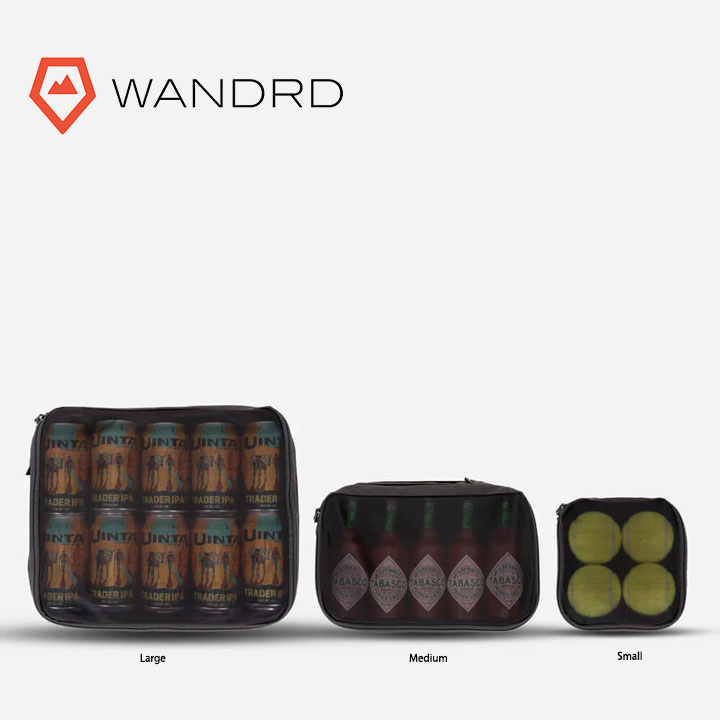 WANDRD ワンダードPACKING CUBES BUNDLE パッキングキューブスモール ミディアム ラージ3点セット パッキング 圧縮 収納 シック シンプル おしゃれ 旅行 トラベル ミニマム