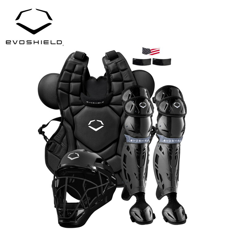 EVOSHIELD エボシールドSRZ-1™ Baseball Catchers Gear Kit 大人用 子ども用キャッ...