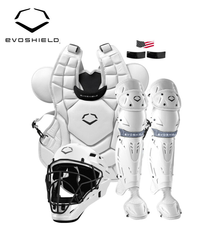 EVOSHIELD エボシールドSRZ-1™ Baseball Catchers Gear Kit 大人用 子ども用キャッ...