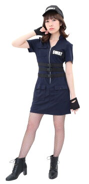 ハロウィン コスプレ SWAT レディース 警察 ポリス スワット アメリカンポリス コスプレ レディース 女性 衣装 仮装 ハロウィーン ☆