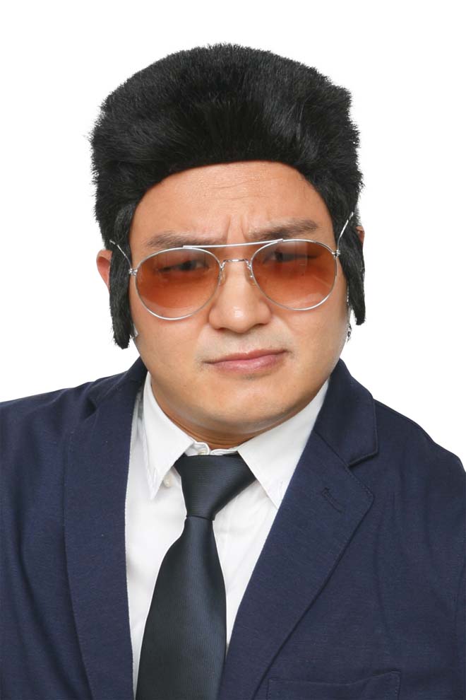 コスプレ かつら カツラ ウィッグ カツランド 角刈りくん 角刈り やくざ ヤクザ 闇金 ヤンキー 不良 変装 衣装 コスチューム イベント パーティー 余興 変装 忘年会 新年会 歓送迎会 ☆