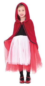 ハロウィン コスプレ ロマンティック レッドフード キッズ サイズ 120 120cm プリンセス お姫様 赤ずきん ロング チュール スカート コスプレ コスチューム 女の子 子供 コスチューム 衣装 仮装 ハロウィーン ☆