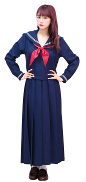 ハロウィン コスプレ TG スケバンセーラー スケバン セーラー服 ロングスカート ロング丈 ロングセーラー ヤンキー 不良 コスプレ コスチューム レディース 女性 衣装 仮装 ハロウィーン ☆