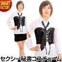 コスプレ 《秘書になりきり!》 女教師 秘書 衣装 制服 コスチューム 衣装 仮装 余興 ハロウィン クリスマス 大人用 レディース かわいい インスタ映え ☆ プレゼント ギフト 熱中症対策 猛暑 夏 梅雨