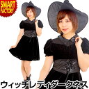 【11日限定全品P3倍〜】 コスプレ 《魔女になりきり!》 魔女 ウィッチレディダークネス 魔女 コスプレ 衣装 コスチューム 衣装 仮装 余興 ハロウィン ク...