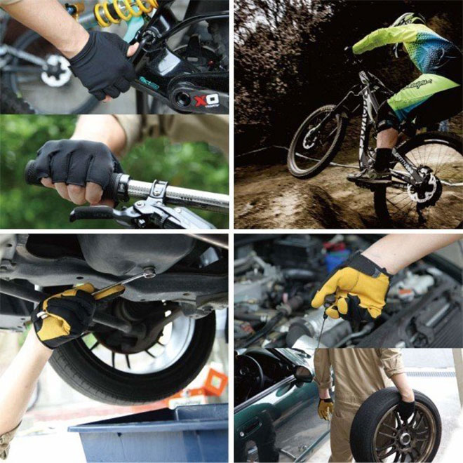 手袋 メンズ 《軽い&フィット◎》 グローブ ストレッチ 滑り止め 作業用 合成皮革 建築 土木 内装 配送業 倉庫作業 自転車 バイク DIY アウトドア 釣り おたふく手袋 送料無料 ☆ プレゼント ギフト 卒園 卒業 入園 入学 新生活 防災