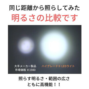 自転車 ライト 明るい 100ルーメン 100LM 870カンデラ 生活防水 IP44 単4電池 ハイグレード2 LEDライト JIS規格 基準 オリンパス 自転車ライト 明るいライト クロスバイク シティサイクル 折りたたみ自転車 ロードバイク 通勤 通学 ☆