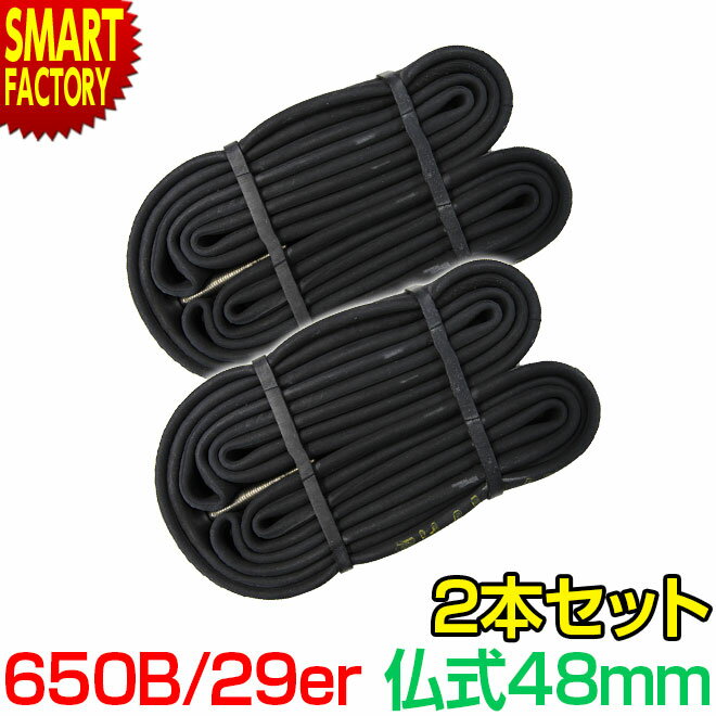 【30日限定全品P4倍〜】 自転車 チューブ 《2個セット》 27インチ 29インチ 27x1.95-2.10 29x1.95-2.10 29er 650B 仏...