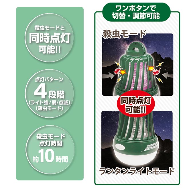 【限定100円クーポン】 蚊取り器 虫除け ランタン ライト 殺虫ライト 殺虫灯 蚊よけ 屋外 電池式 キャンプ バーベキュー 防災 防災グッズ 停電 防災灯 蚊除け 虫よけ 玄関 アウトドア キャンプ用品 釣り 送料無料 ☆通販格安セール情報　楽天　通販