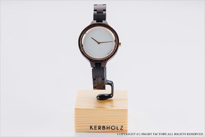 【購入チャンス!クーポン＆P4倍〜】 腕時計 レディース 《残りわずか!》 時計 おしゃれ シンプル 木製腕時計 木製 軽量 アナログ ウッドウォッチ ペア ベルト 誕生日 プレゼント ギフト 正規代理店物 KERBHOLZ HINZE 送料無料 ☆ クリスマス プレゼント ギフト 防災グッズ
