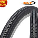 【期間限定P3倍〜】 自転車 タイヤ 《摩耗に強い》 26インチ 27インチ CST C249N ブラック ママチャリ シティサイクル 26x1 3/8 27x...