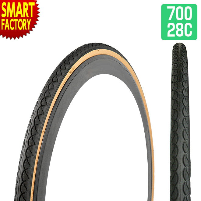 【30日限定P5倍〜】 自転車 タイヤ 《愛車のドレスアップ》 700C 700×28c 700×32c アメクロ ベージュ SR018 スピードクロス シンコ...